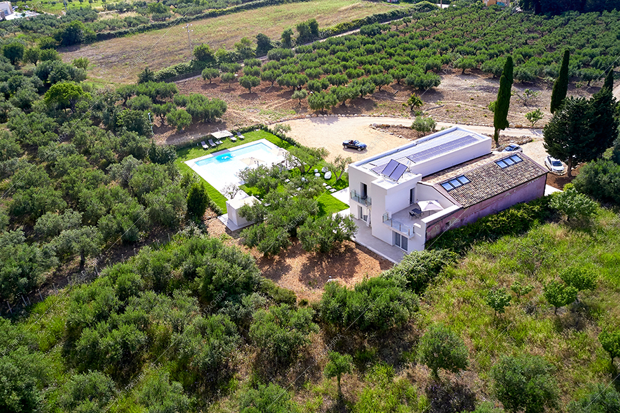 Parco della villa Godavari, location in stile moderno a Trapani