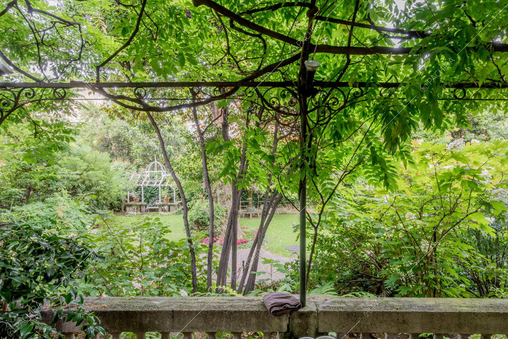 Giardino della villa Palma, location in stile classico a Milano