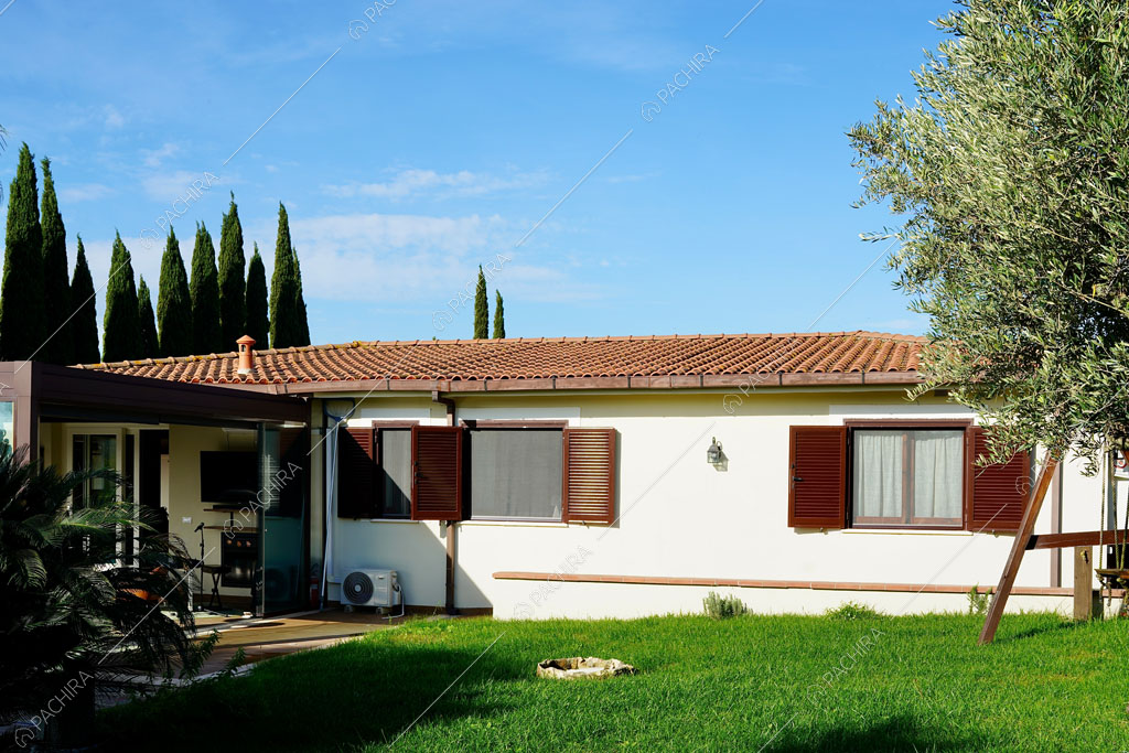 Giardino della villa Altun, location in stile contemporaneo a Roma