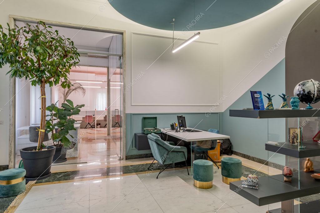 Studio dell'ufficio Ossidiana, location in stile contemporaneo a Roma