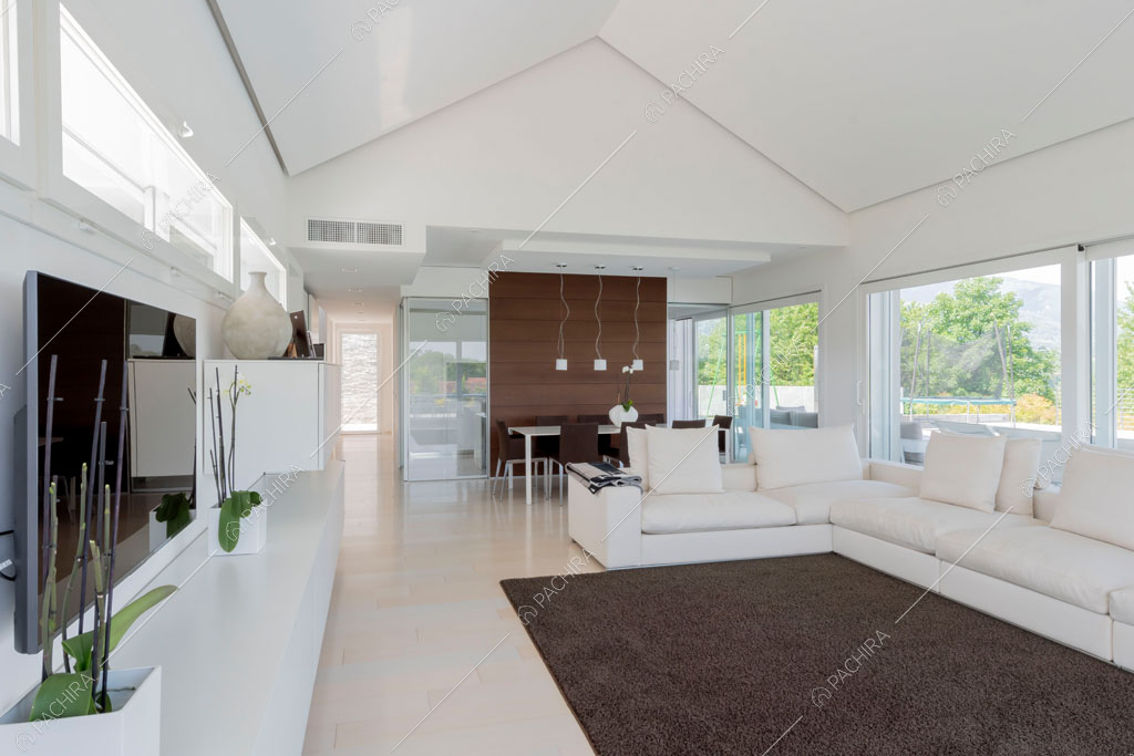 Sala della villa Coral, location in stile contemporaneo a Como