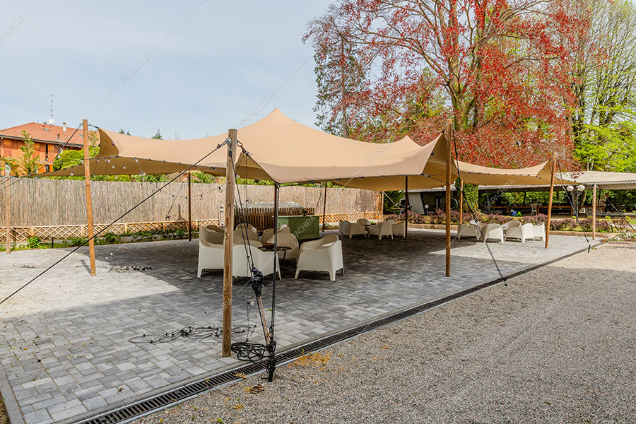 Gazebo della villa Lentisco, location in stile classico a Varese