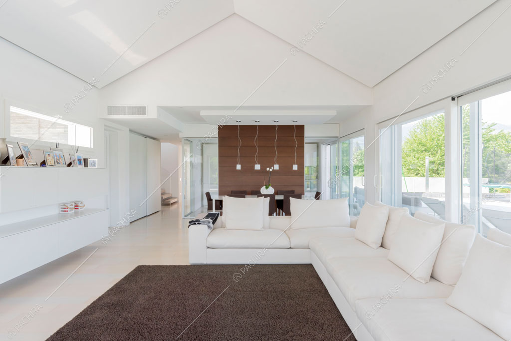 Sala della villa Coral, location in stile contemporaneo a Como