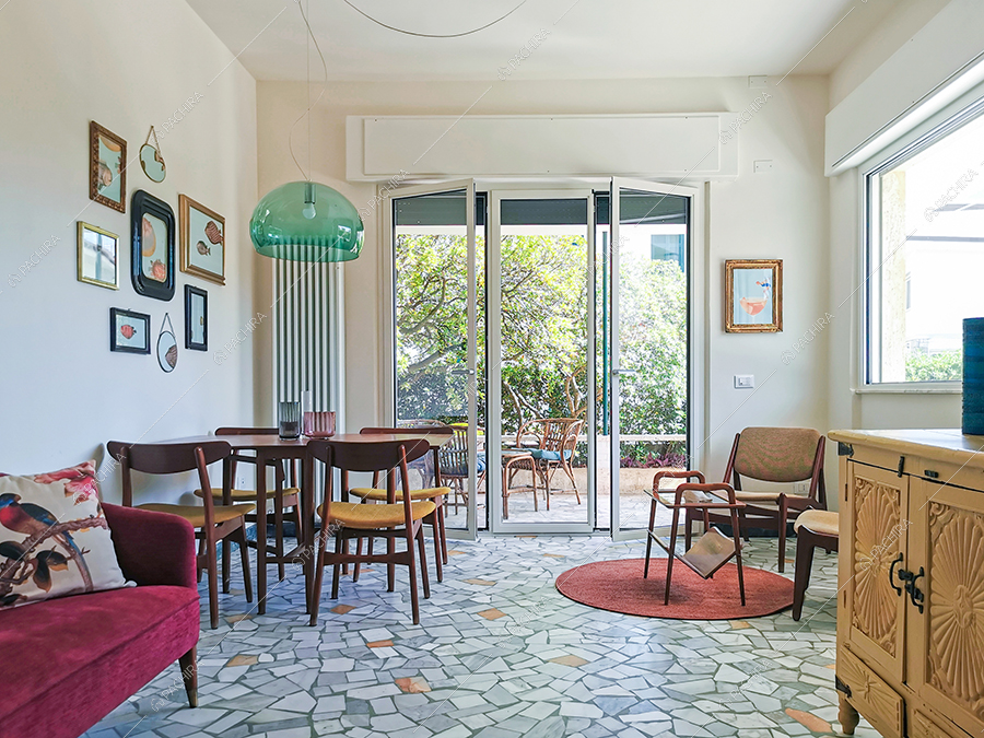 Sala della villa Storace, location in stile moderno a Lucca