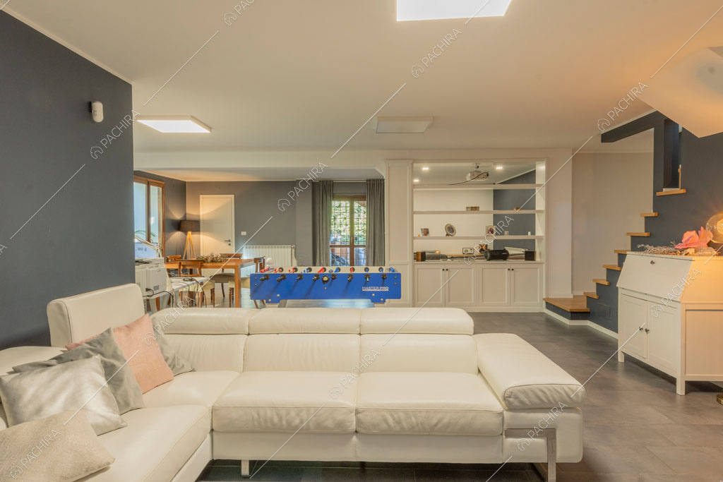 Sala della villa Tagliamento, location in stile contemporaneo a Roma