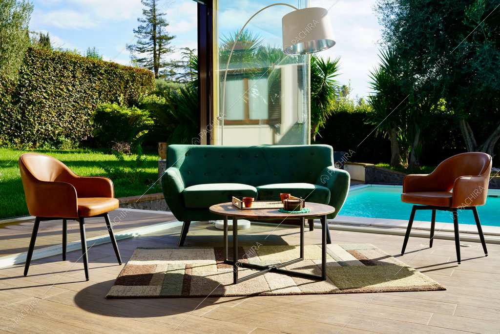 Veranda della villa Altun, location in stile contemporaneo a Roma