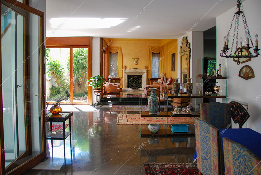 Sala della villa Acetosa, location in stile vintage a Lecco
