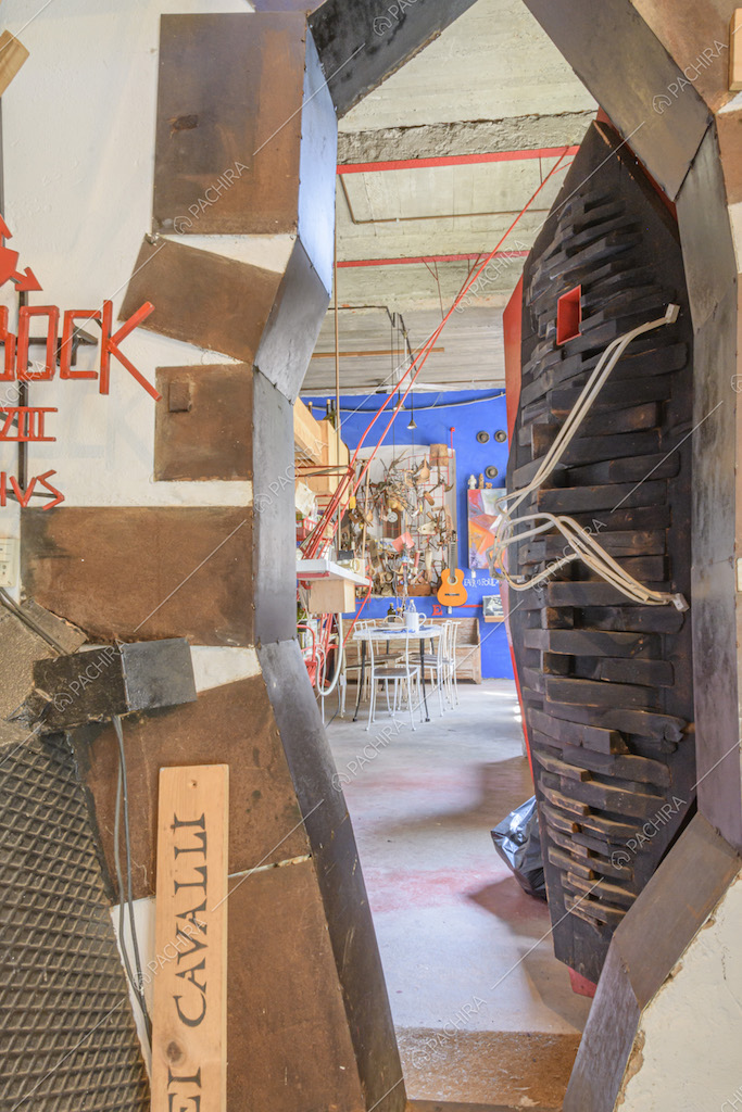 Scorcio su un'area dell'atelier 