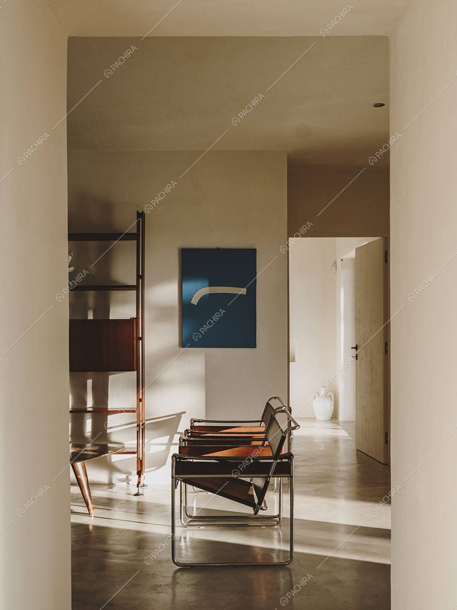 Salotto della villa in stile contemporaneo Kara, location per shooting a Brindisi