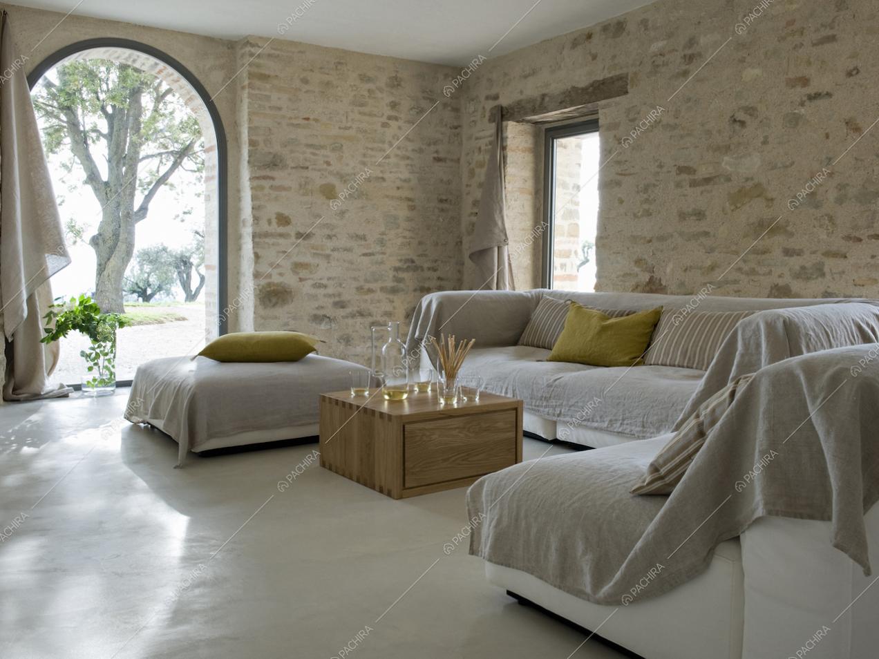 Il living della Location Melissa