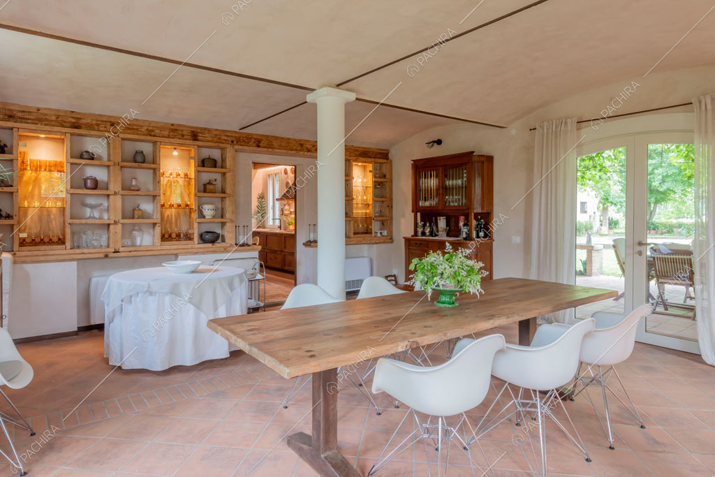 Sala della villa Missouri, location in stile rustico a Mantova