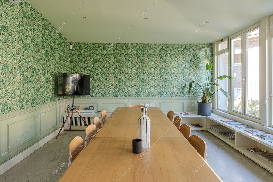 Sala da pranzo della villa Guadarella, location in stile contemporaneo a Milano