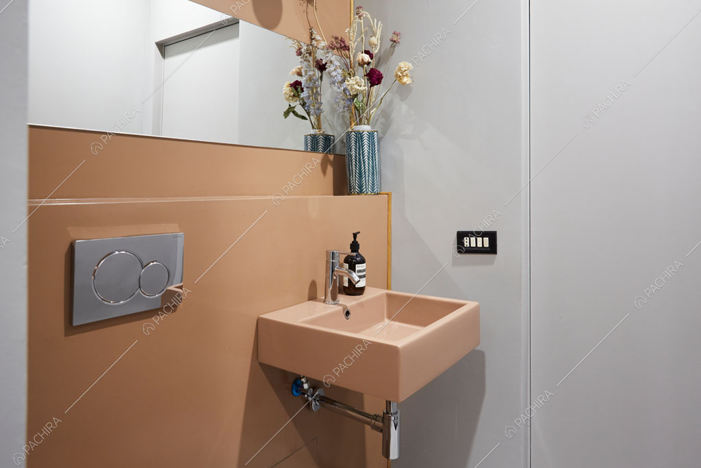 Bagno dell'ufficio Olmaria, location in stile contemporaneo a Milano