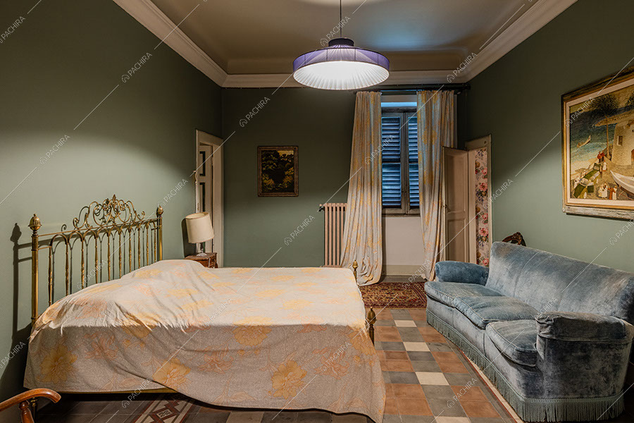 Camera da letto della dimora storica Ajoite, location in stile classico a Milano