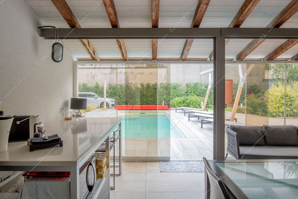Sala della villa Manioca, location in stile contemporaneo a Monza