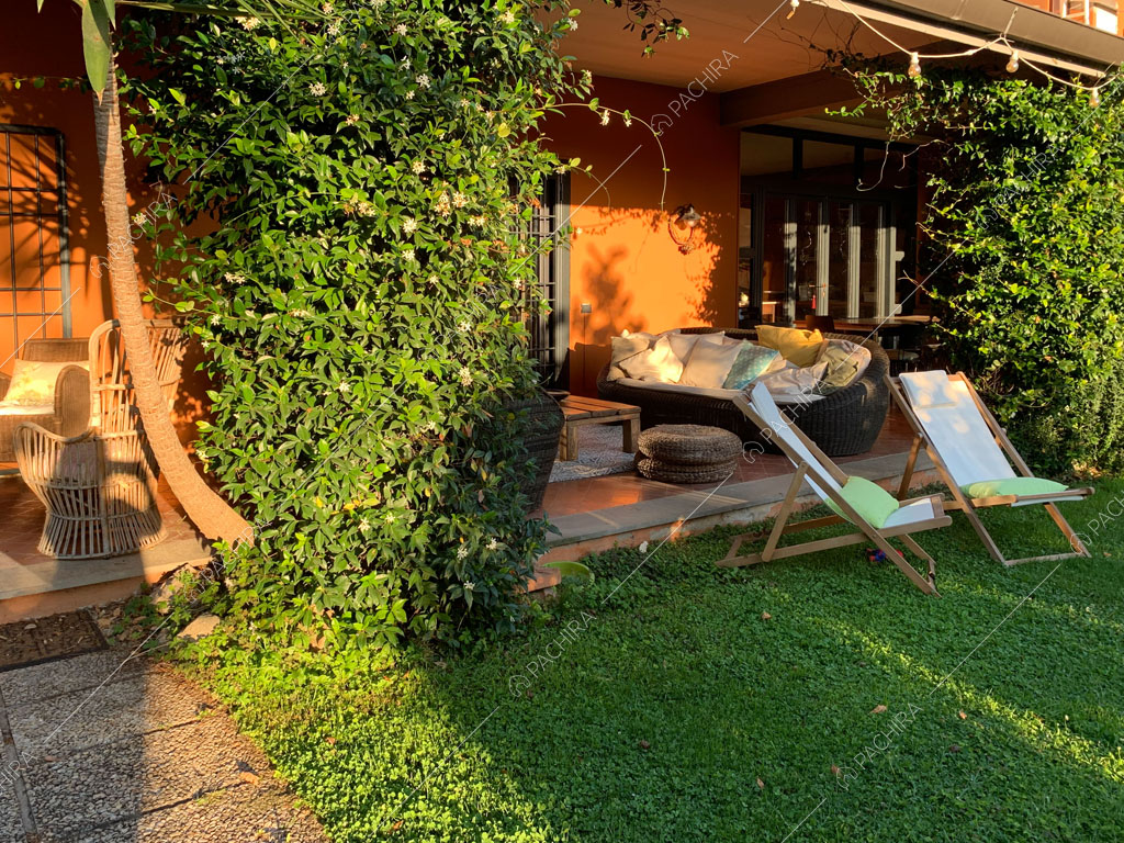 Esterni della villa Pelargonio, location in stile moderno a Roma
