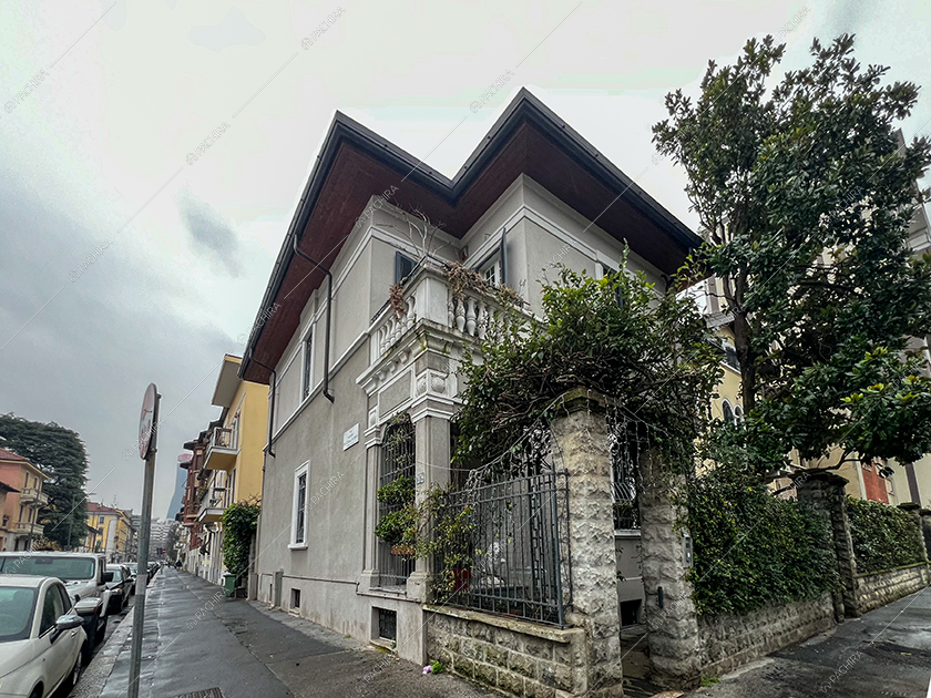 Esterni della villa Corallo, location in stile liberty a Milano