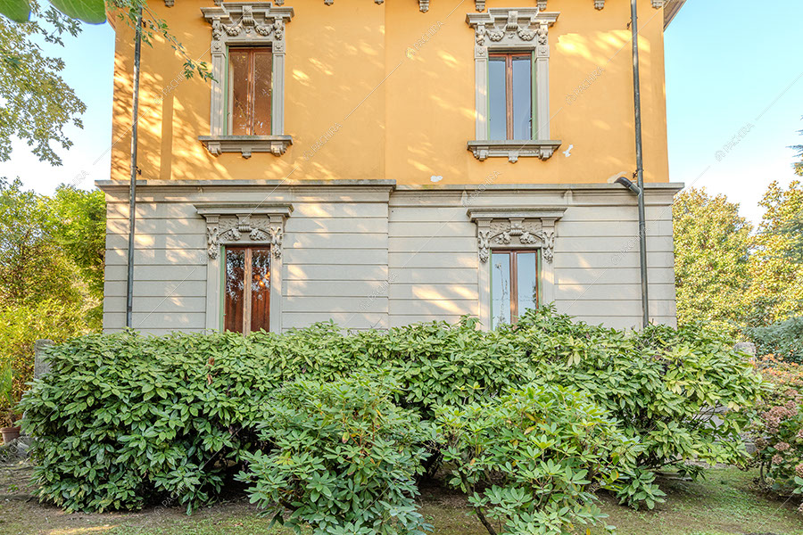 Giardino della villa Nitra, location in stile vintage a Milano