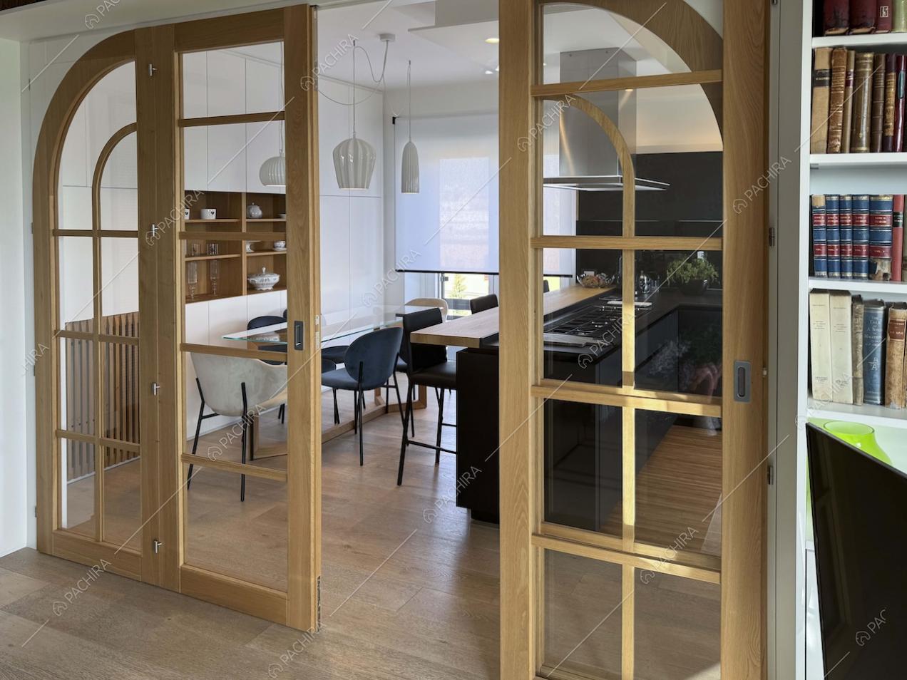 Cucina dell'appartamento Gesso, location in stile contemporaneo a Roma