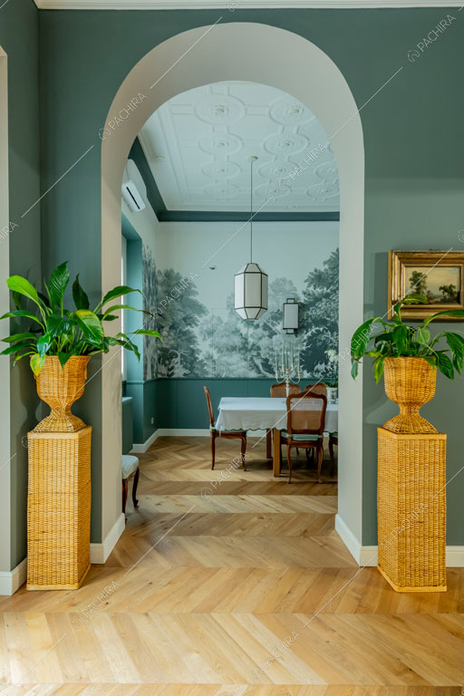 Zona living dell'appartamento Don, location in stile contemporaneo a Milano
