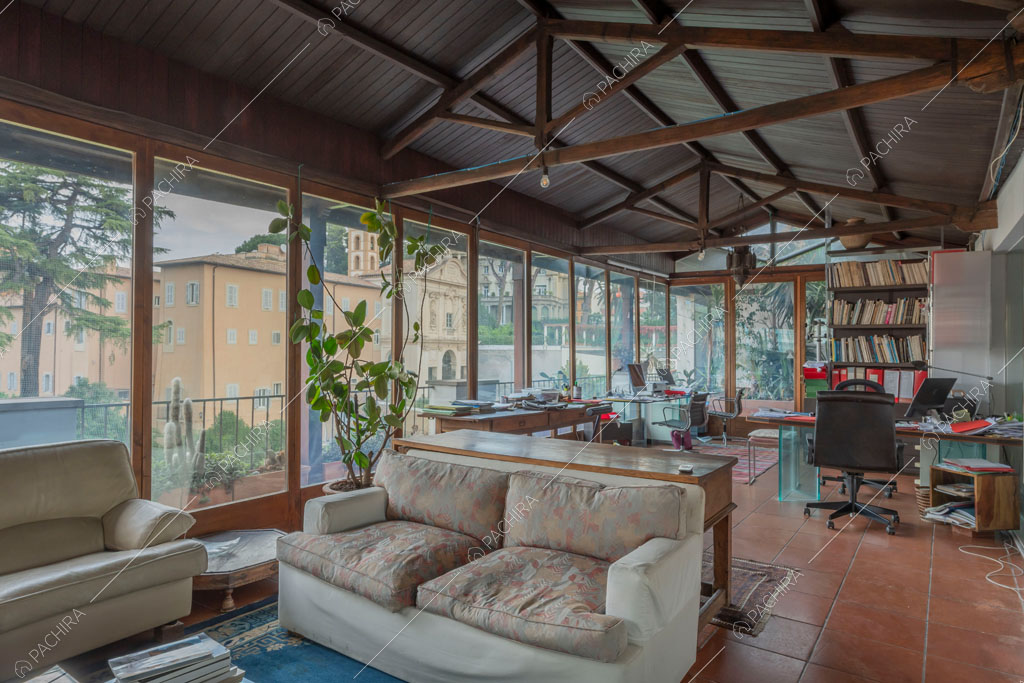 Studio dell'appartamento Pancrazio, location in stile contemporaneo a Roma