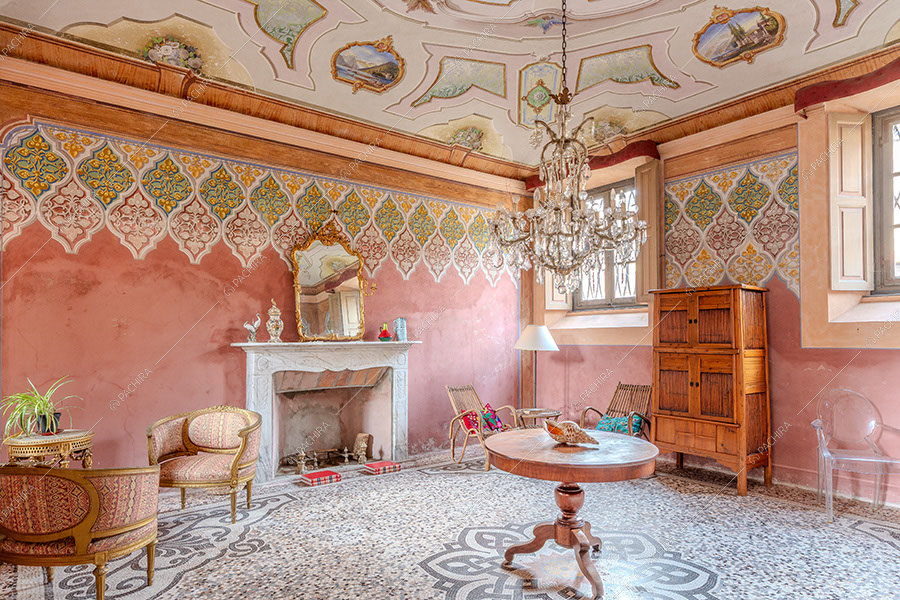 Salotto della dimora storica Westerlies, location in stile contemporaneo a Pavia