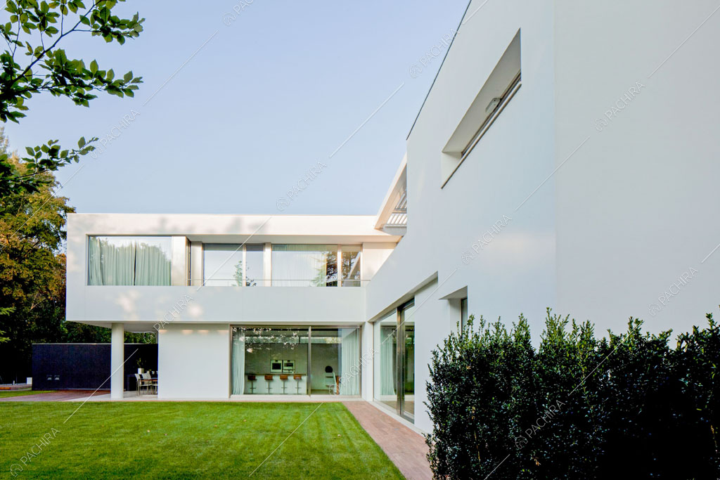 Esterni della villa Meru, location in stile contemporaneo a Padova