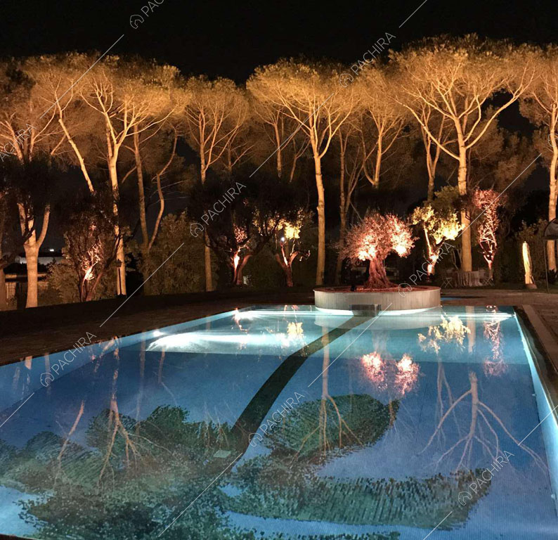 Piscina della dimora storica Citera, location in stile classico a Roma