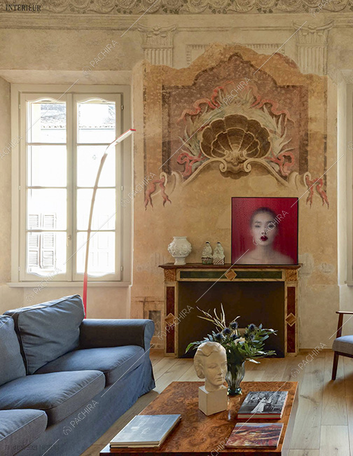 Sala dell'appartamento Cajà, location in stile moderno a Mantova