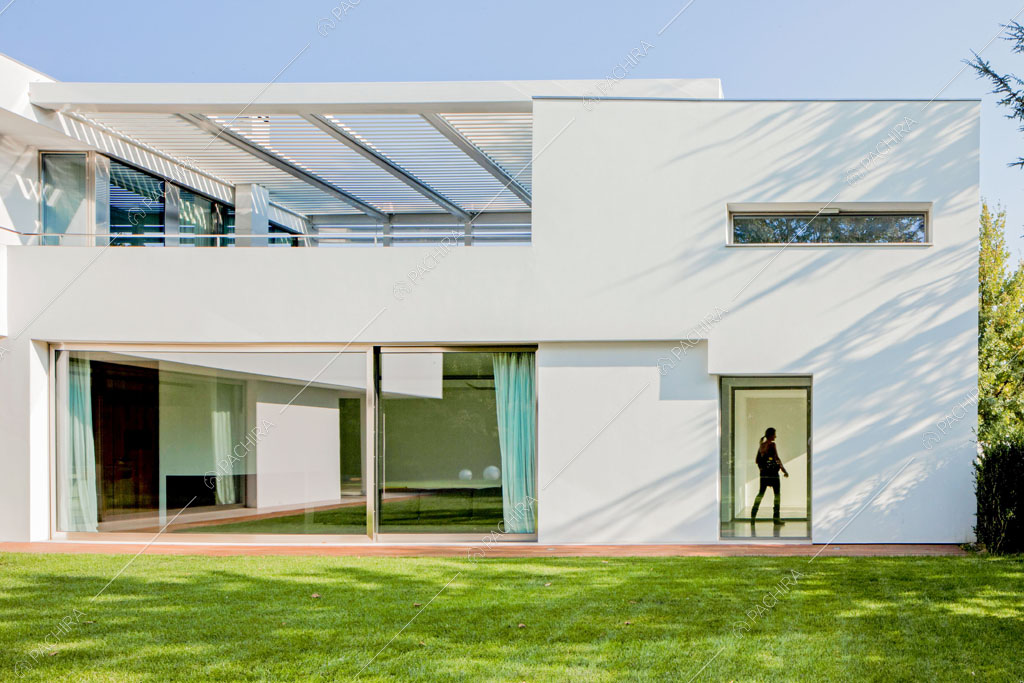 Esterni della villa Meru, location in stile contemporaneo a Padova