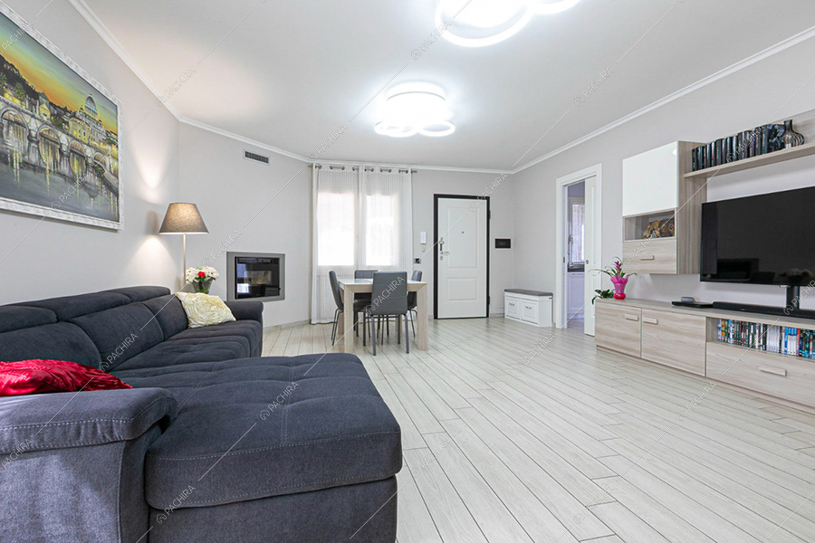 Salotto della villa Anortite, location in stile moderno a Roma