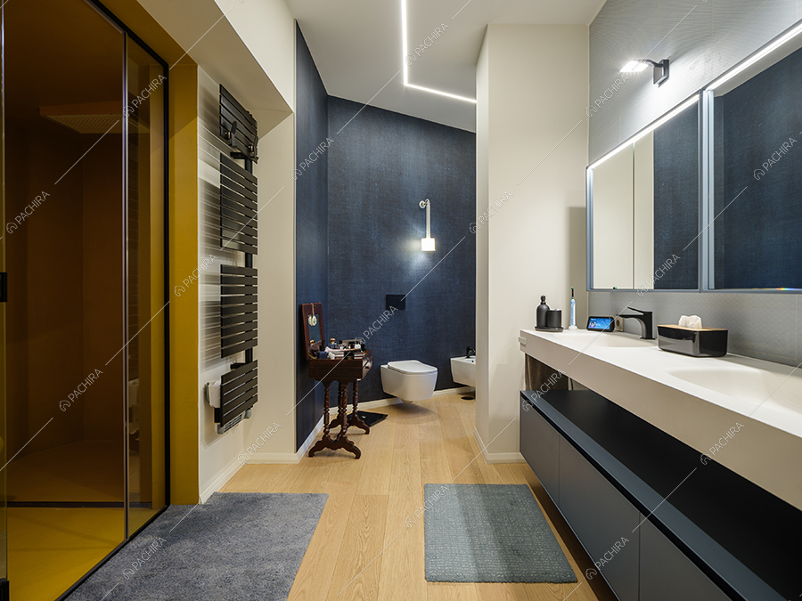 Bagno della villa Pece, location in stile moderno a Caserta